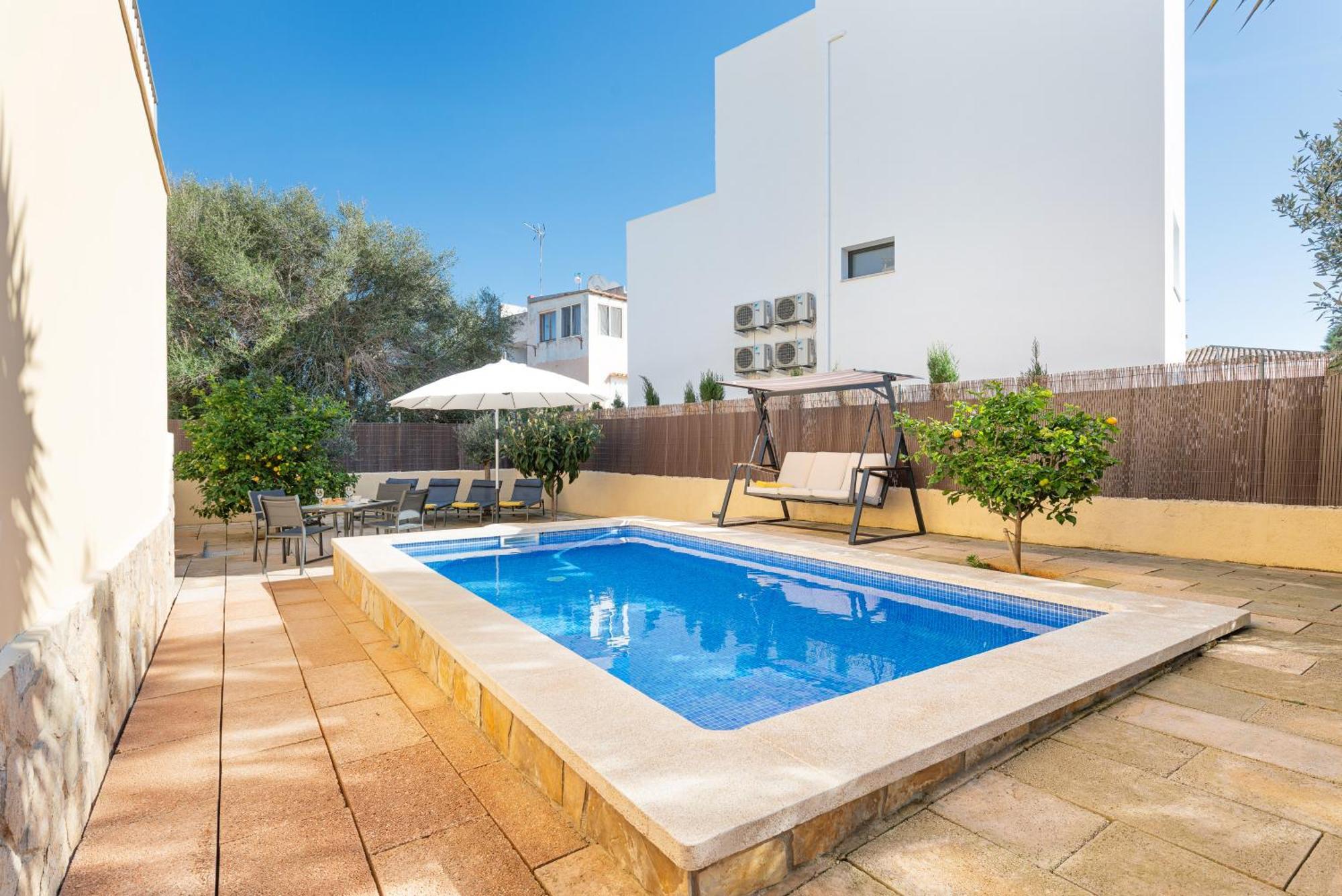 Tradicional Villa Calamar 7 Porto Colom Exterior foto